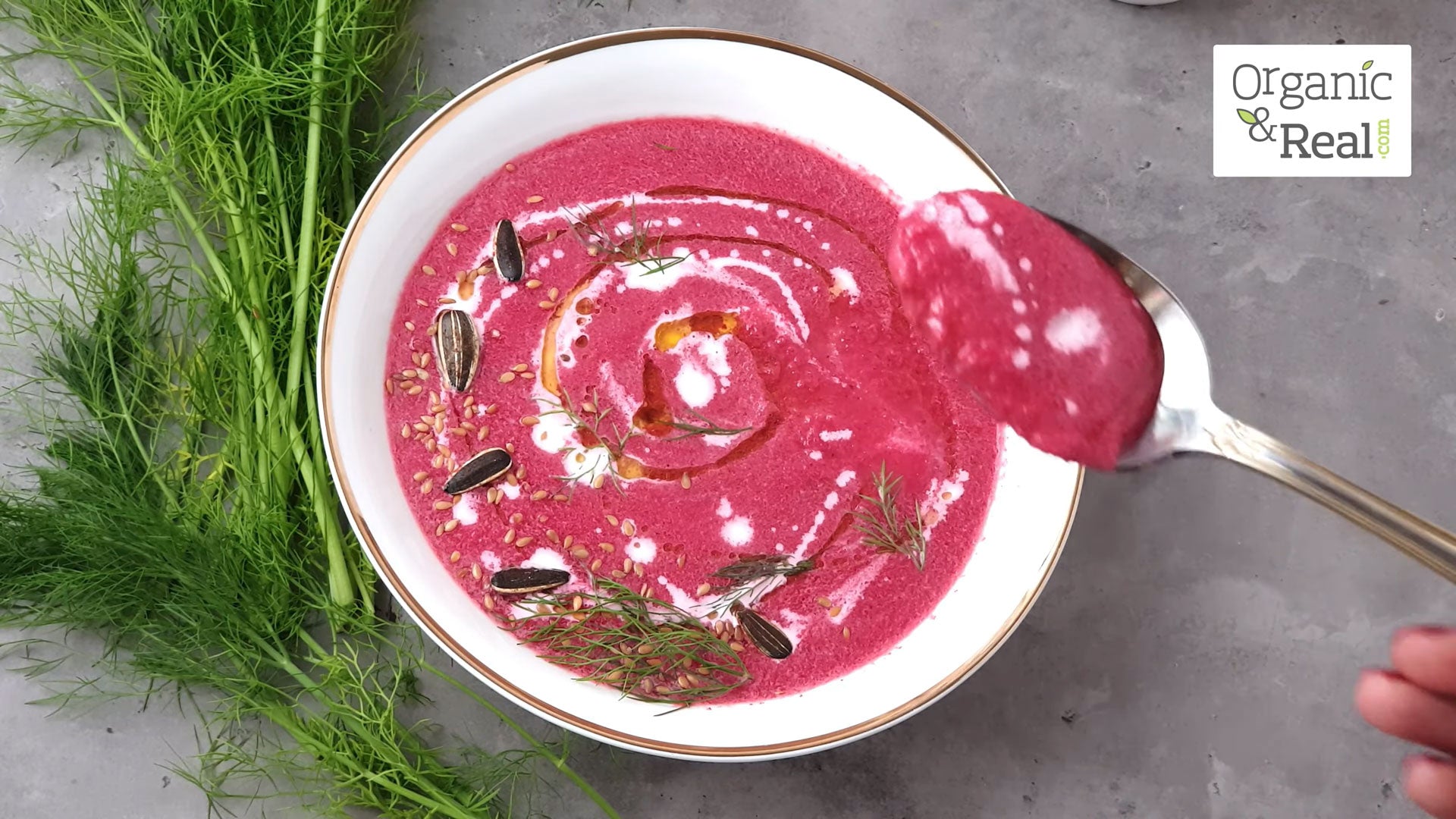 Energizing Vegan Beetroot Ginger Soup recipe