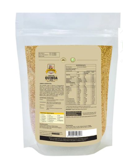 LONDON SUPER FOODS Peruvian Natural White Quinoa, 350g