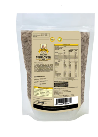 LONDON SUPER FOODS Himalayan Natural Sunflower Seeds, 100g - Gluten Free