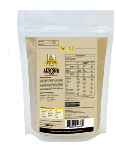 LONDON SUPER FOODS Natural Californian Almond Flour, 300g