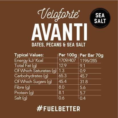 VELOFORTE Avanti Energy Bar, 62g