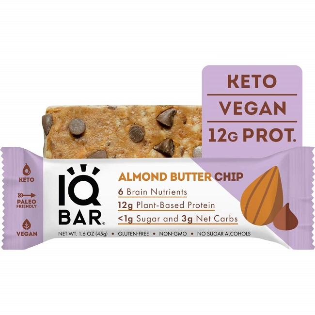 IQ BAR Almond Butter Chip Protein Bar 45g