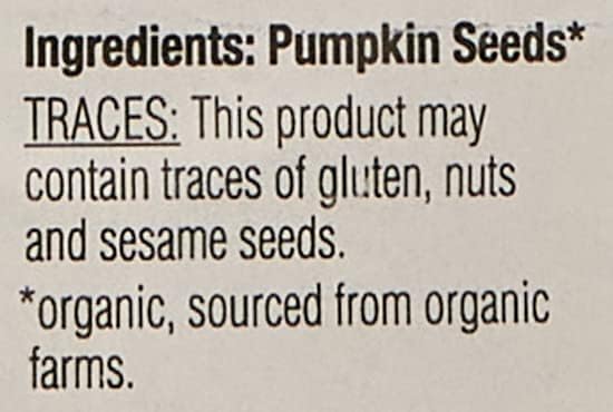 ORGANIC LARDER Pumpkin Seeds, 350g - Organic, Vegan, Natural