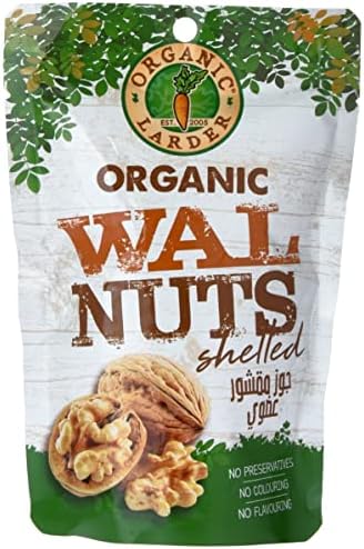 ORGANIC LARDER Walnuts Shelled, 100g - Organic, Natural