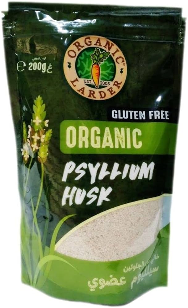 ORGANIC LARDER Psyllium Husk, 200g - Organic, Vegan, Gluten Free