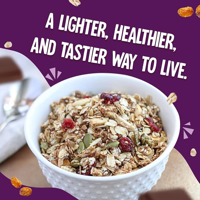 VEGAN WAY Paleo Nut Granola Healthy Breakfast Cereal - Vegan, Gluten Free, Sugar Free - 400g