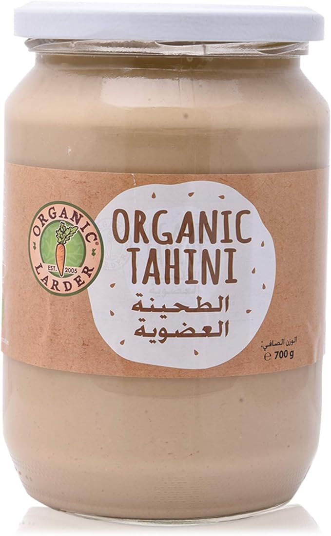 ORGANIC LARDER Organic Tahini Sesame Paste, 700g - Organic, Vegan, Gluten Free