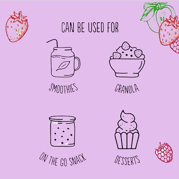 BONAF Crunchy Freeze Dried Grapes, 20g