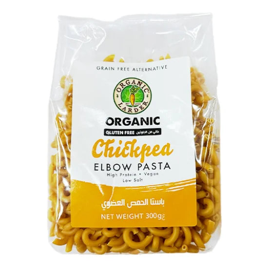 ORGANIC LARDER Chickpea Elbow Pasta, 300g
