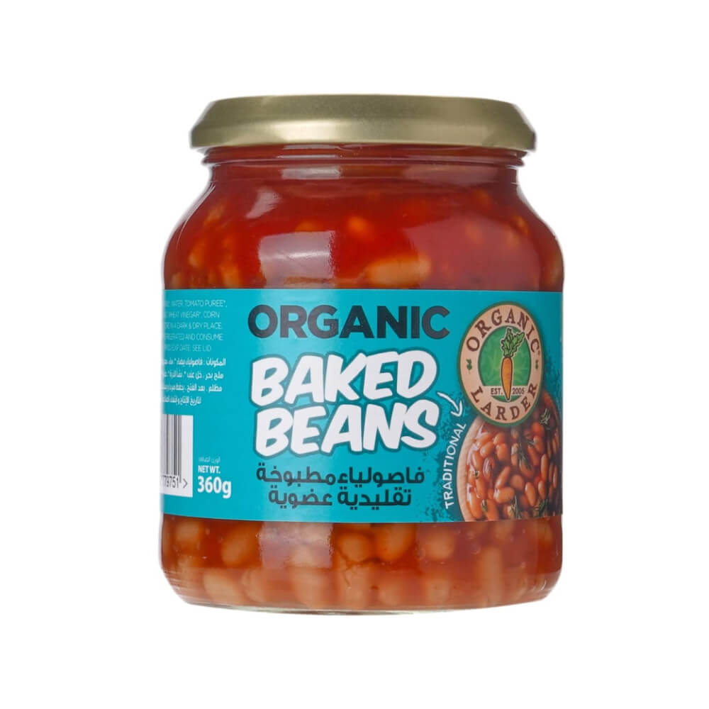 ORGANIC LARDER Organic Baked Beans, 360g - Organic, Vegan