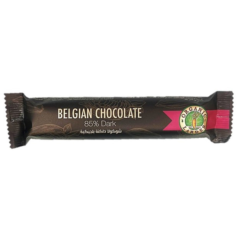 ORGANIC LARDER 85% Belgian Dark Chocolate, 35g