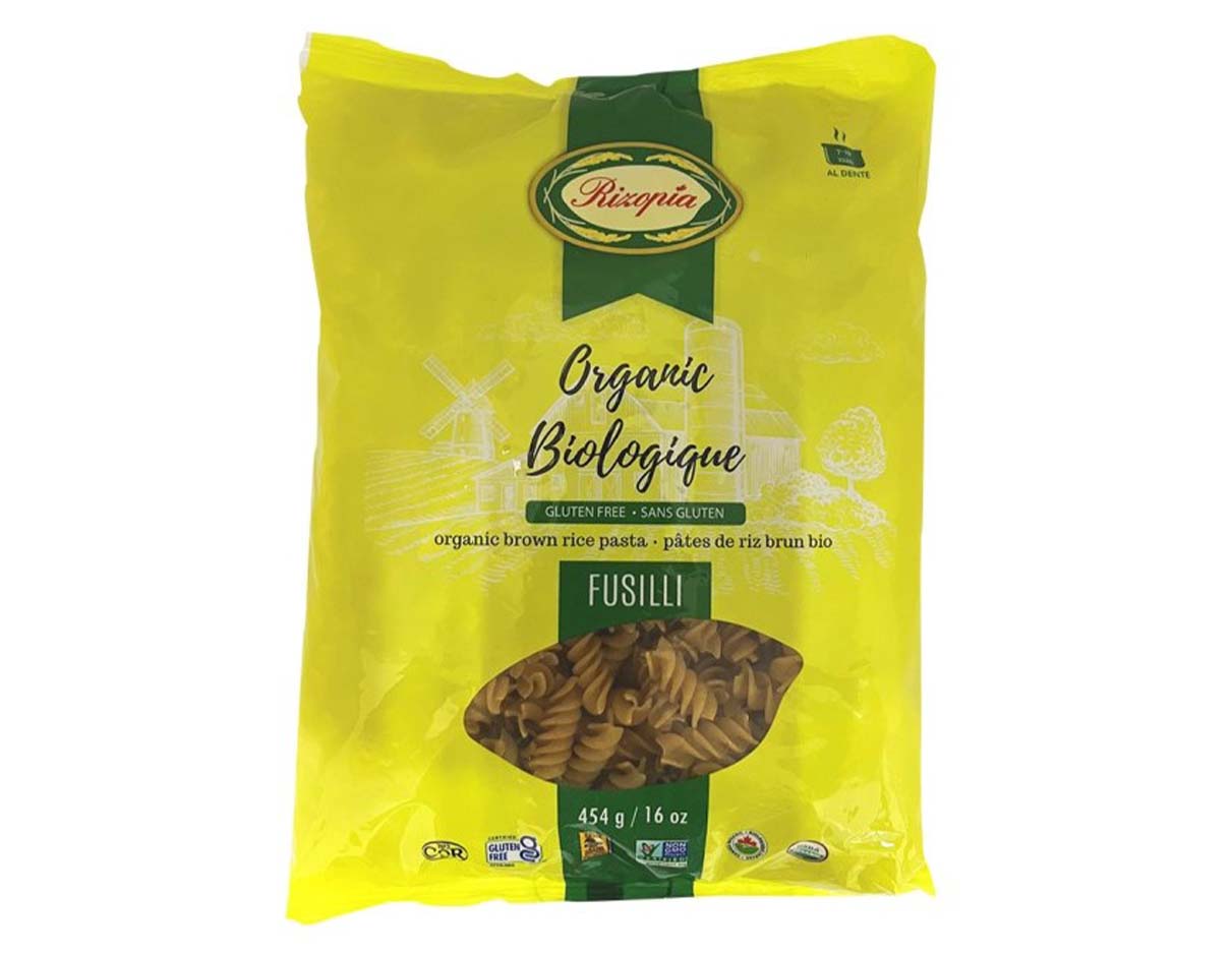 RIZOPIA Brown Rice Pasta Fusilli, 454g