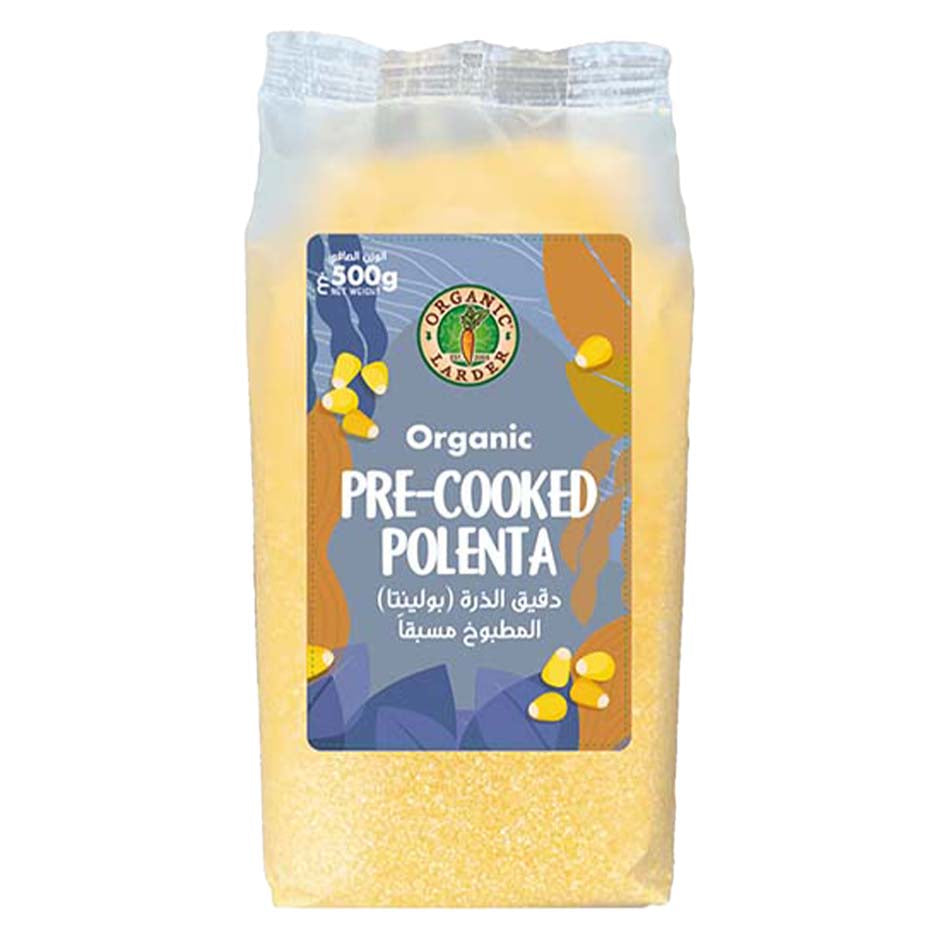 ORGANIC LARDER Pre-Cooked Polenta, 500g