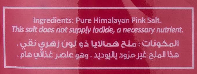 ORGANIC LARDER Himalayan Salt, Natural and Unrefined, 100% Pure, 800g - Organic, Natural