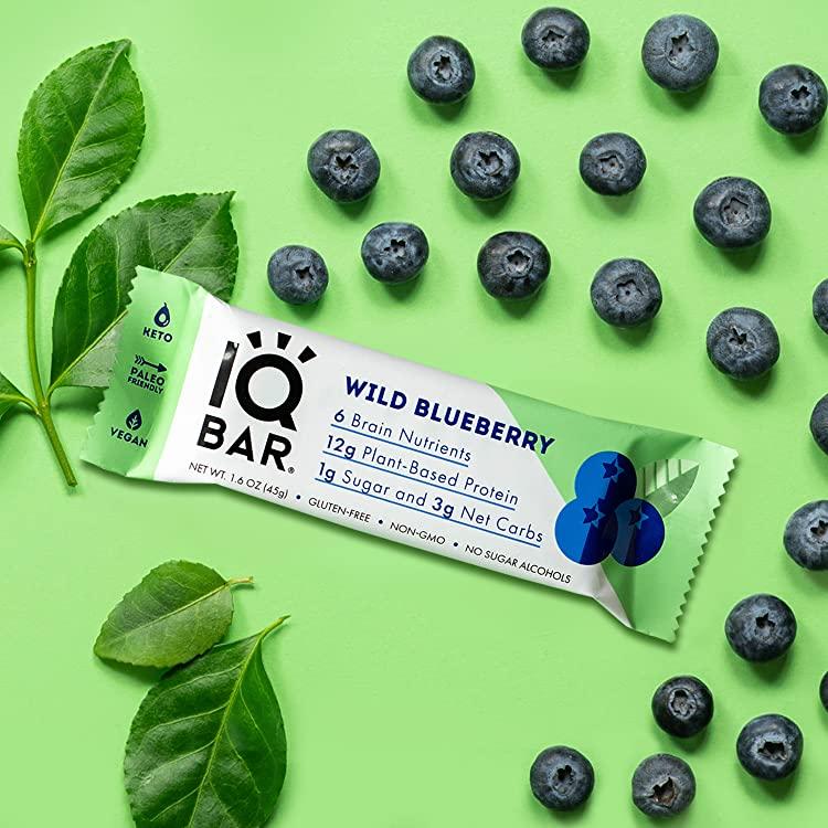 IQ BAR Wild Blueberry  Protein Bar 45g