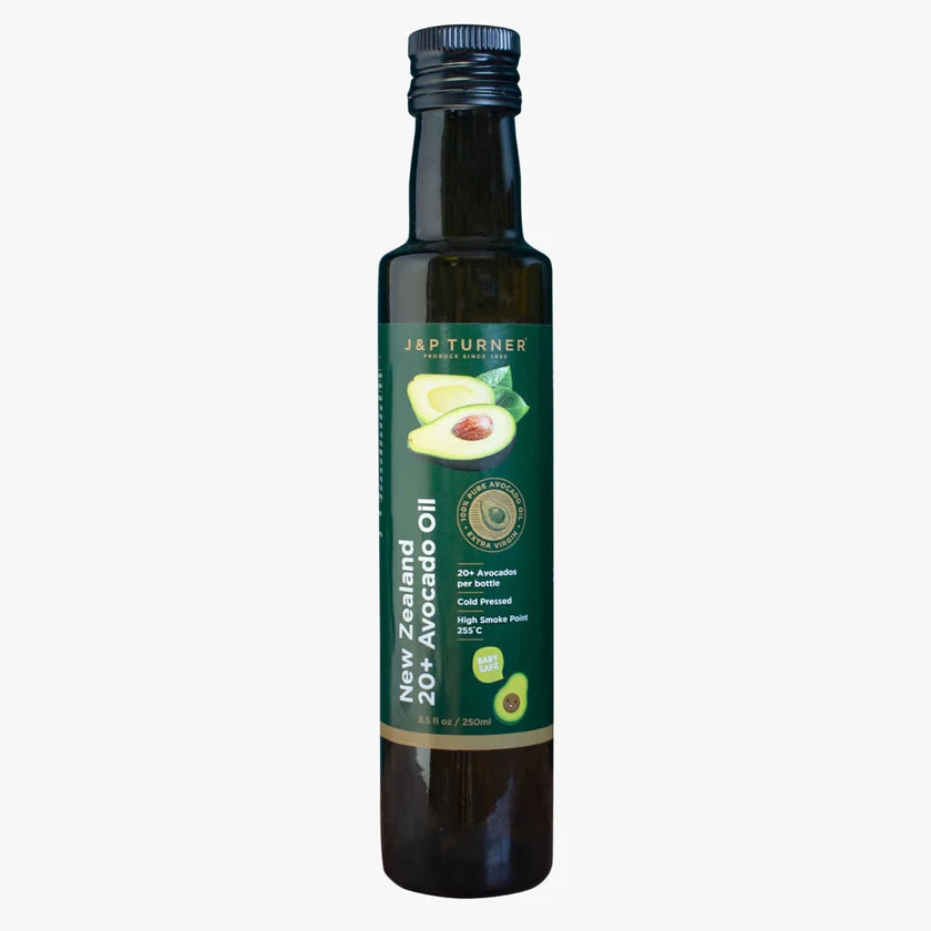 J & P TURNER Avocado Oil, 250ml - Extra Virgin, Cold Pressed