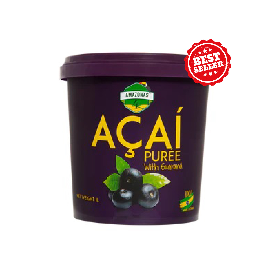 AMAZONAS4U Acai Pure With Guarana, 1Ltr