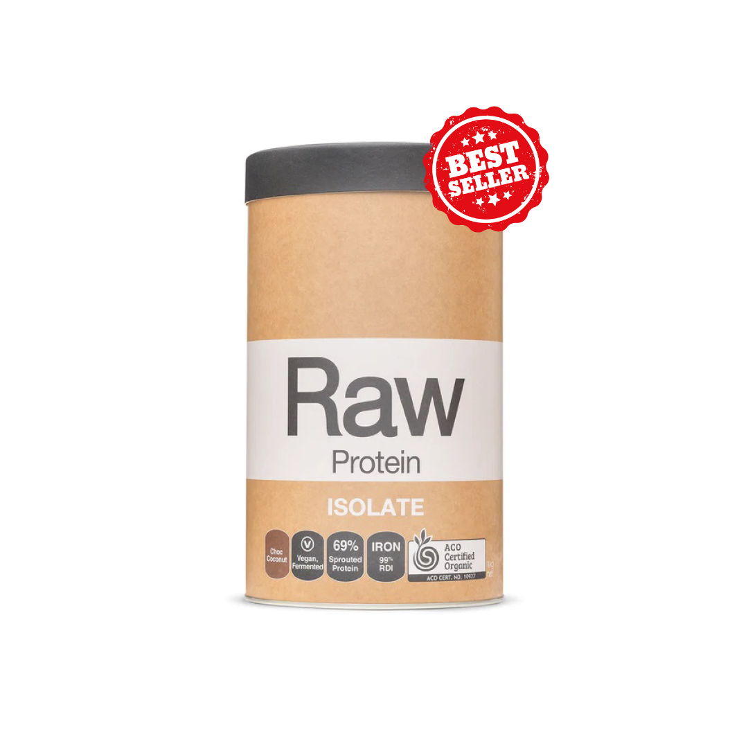 AMAZONIA RAW Chocolate Coconut Pea/Rice Protein Isolate, 1Kg, Vegan