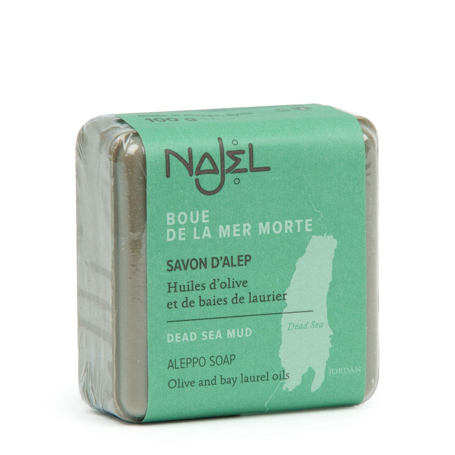 NAJEL Organic Skincare - Aleppo Soap Dead Sea Mud, 100g
