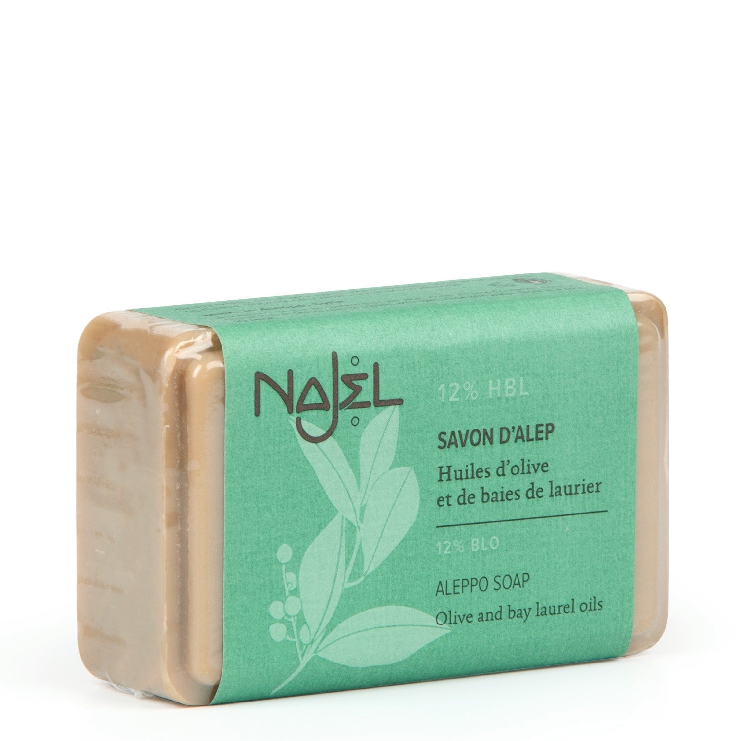 NAJEL Organic Skincare - Aleppo Soap Olive & Bay Laurel Oils (12% BLO), 100g