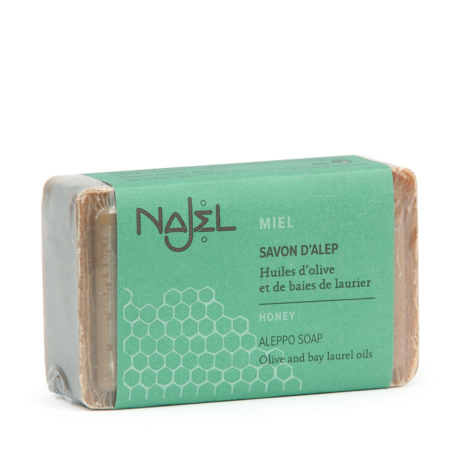 NAJEL Organic Skincare - Aleppo Soap Honey, 100g, Organic, Vegan