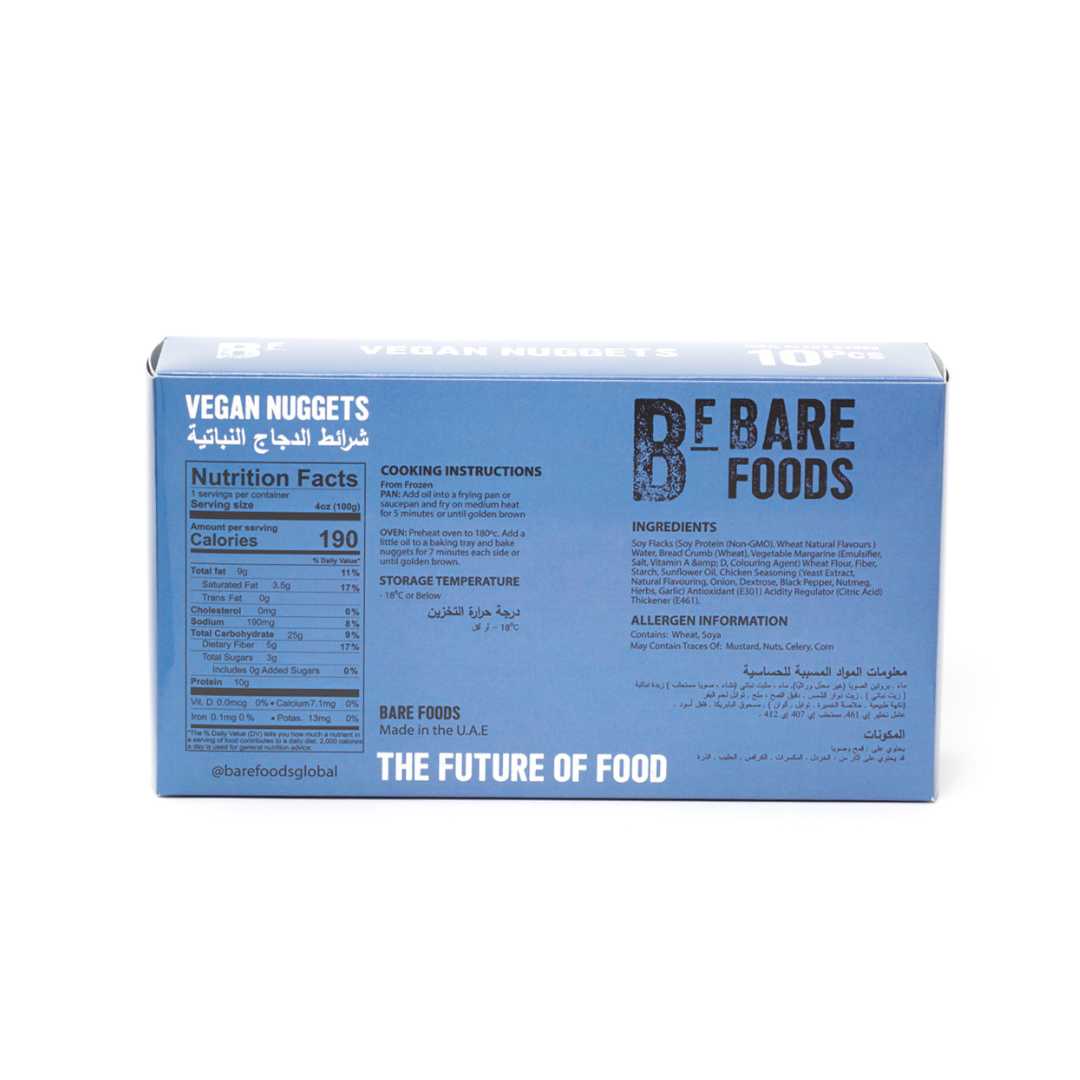 BARE FOODS Vegan Nuggets, 300g