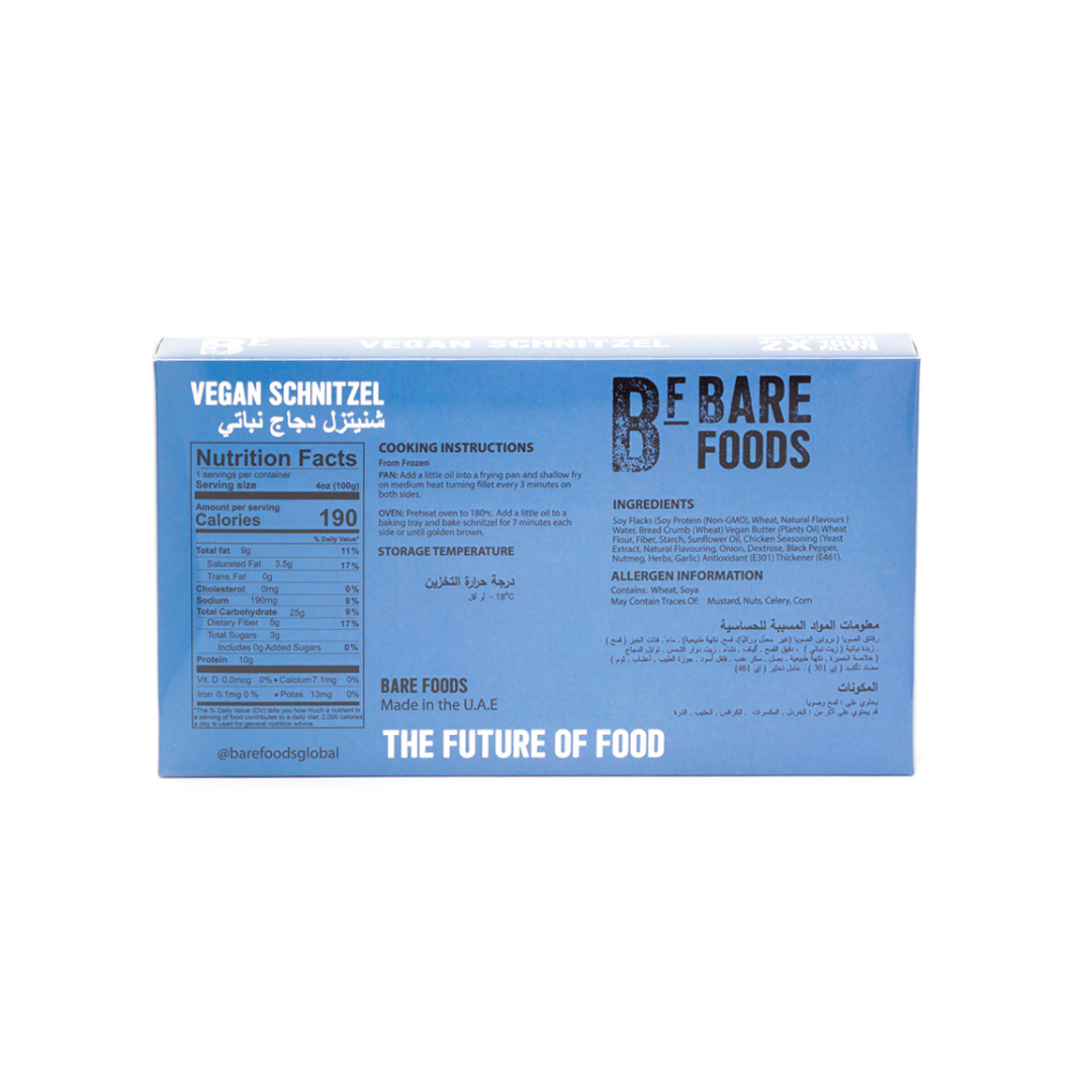BARE FOODS Vegan Schnitzel, 200g