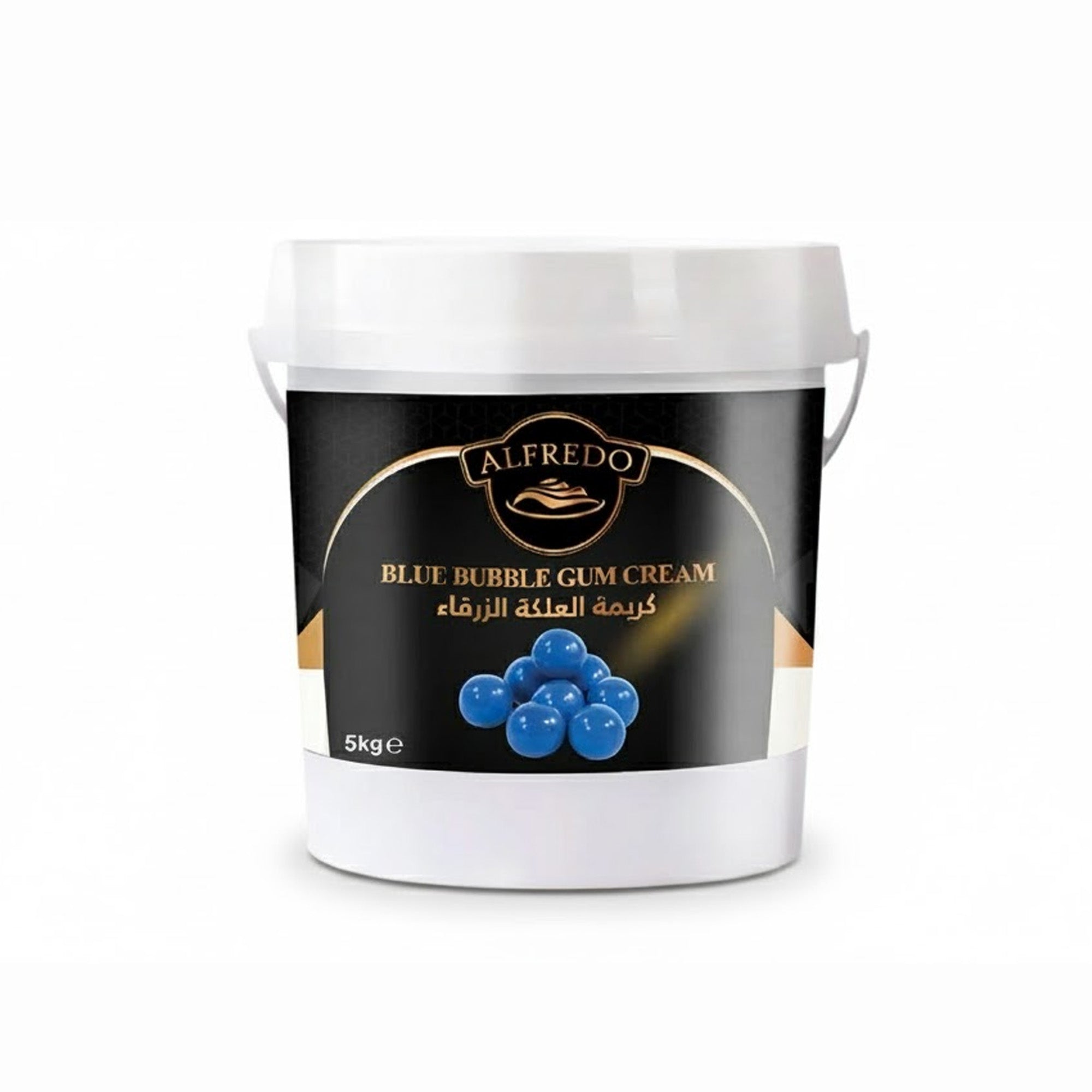BAKING ESSENTIALS ALFREDO Blue Buble Gum Cream, 5 kg