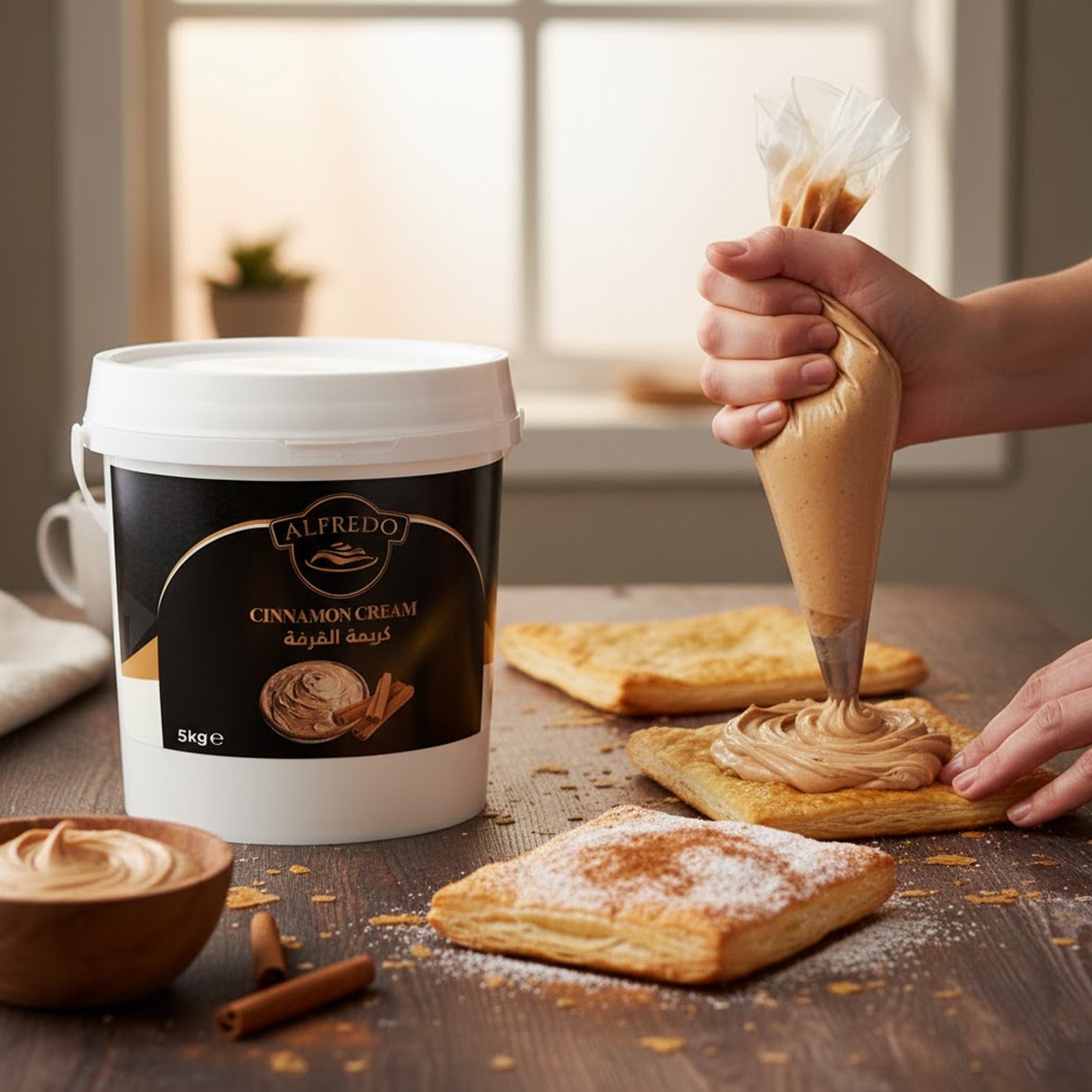 BAKING ESSENTIALS ALFREDO Cinnamon Cream, 5 kg