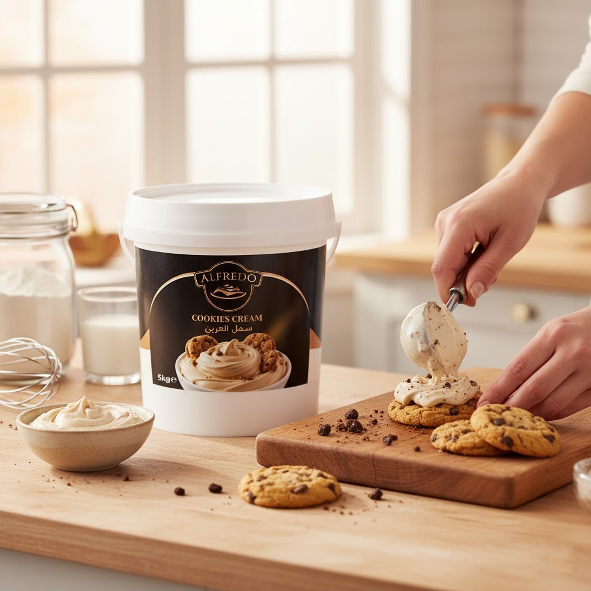 BAKING ESSENTIALS ALFREDO Cookies Cream, 5 kg