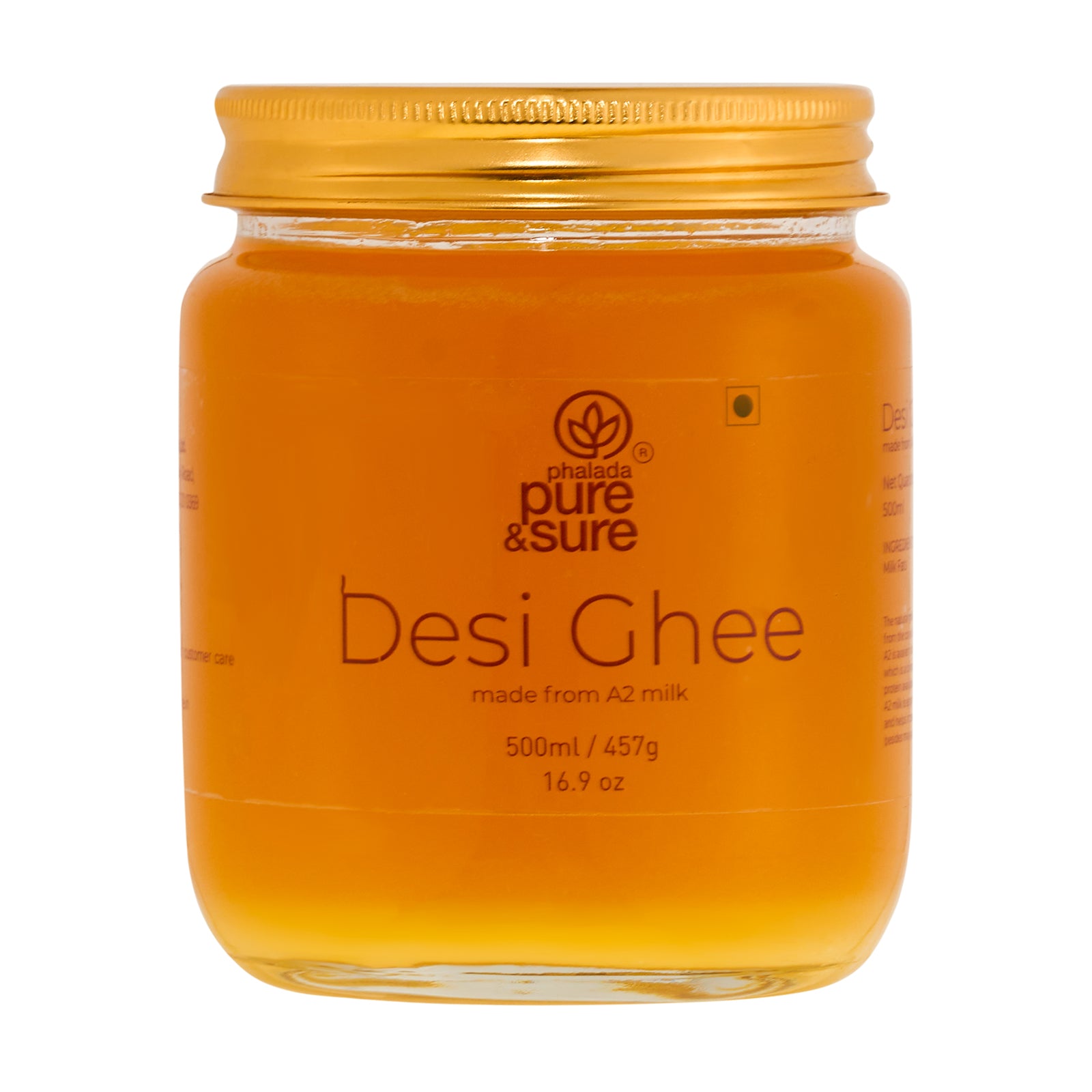 PURE & SURE Organic Desi Ghee, 500ml