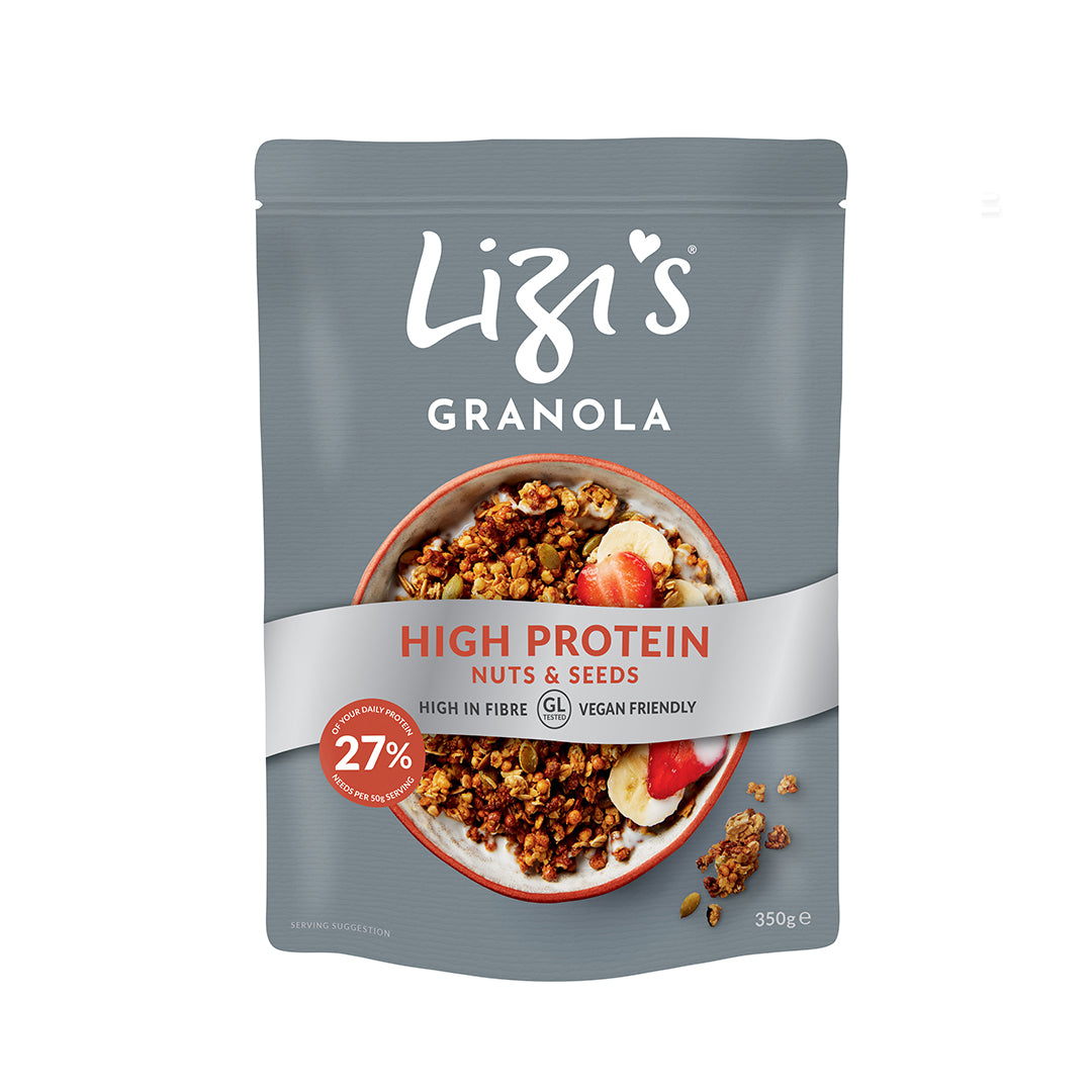 HUNTER'S COLLECTION LIZI'S GRANOLA High Protein, Nuts & Seeds, 350g - Vegan