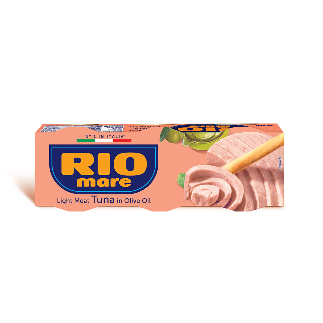 RIO MARE Light Meat Tuna in Olive Oil, 80g - Pack of 3