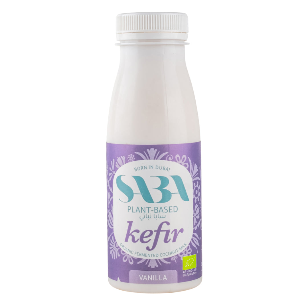 SABA Coconut Kefir Milk Vanilla, 250ml - Organic, Vegan