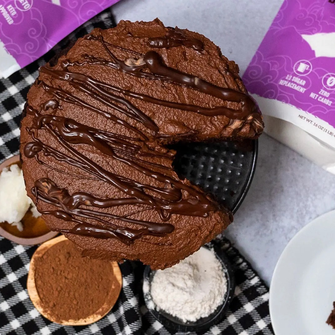 LAKANTO Monkfruit Baking Sweetener with Erythritol, 454g