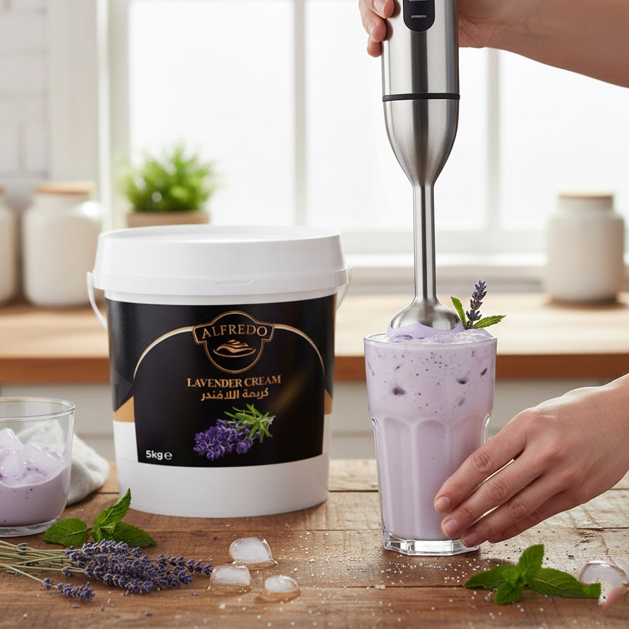 BAKING ESSENTIALS ALFREDO Lavender Cream, 5 kg