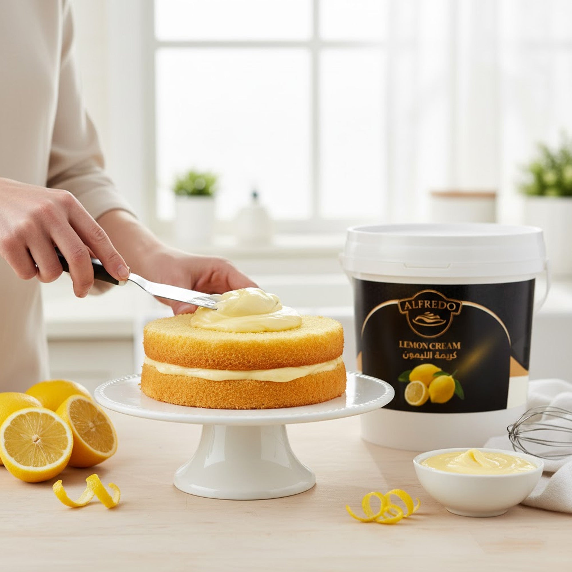 BAKING ESSENTIALS ALFREDO Lemon Cream, 5 kg