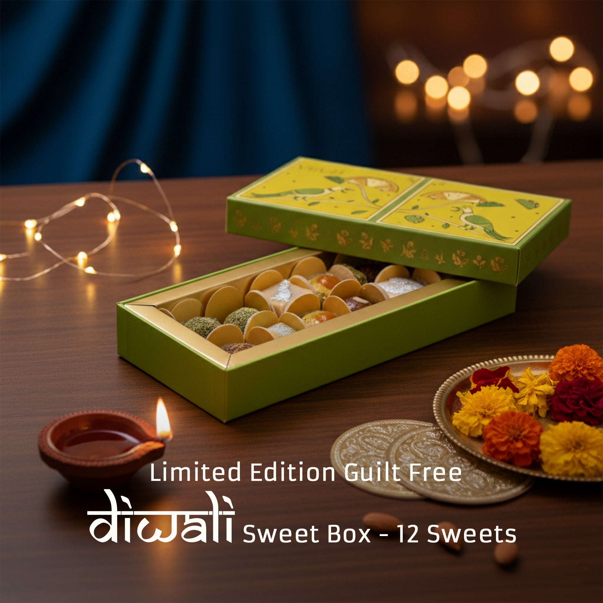 Vegan Diwali Sweet Box - Limited Edition, Sugar Free