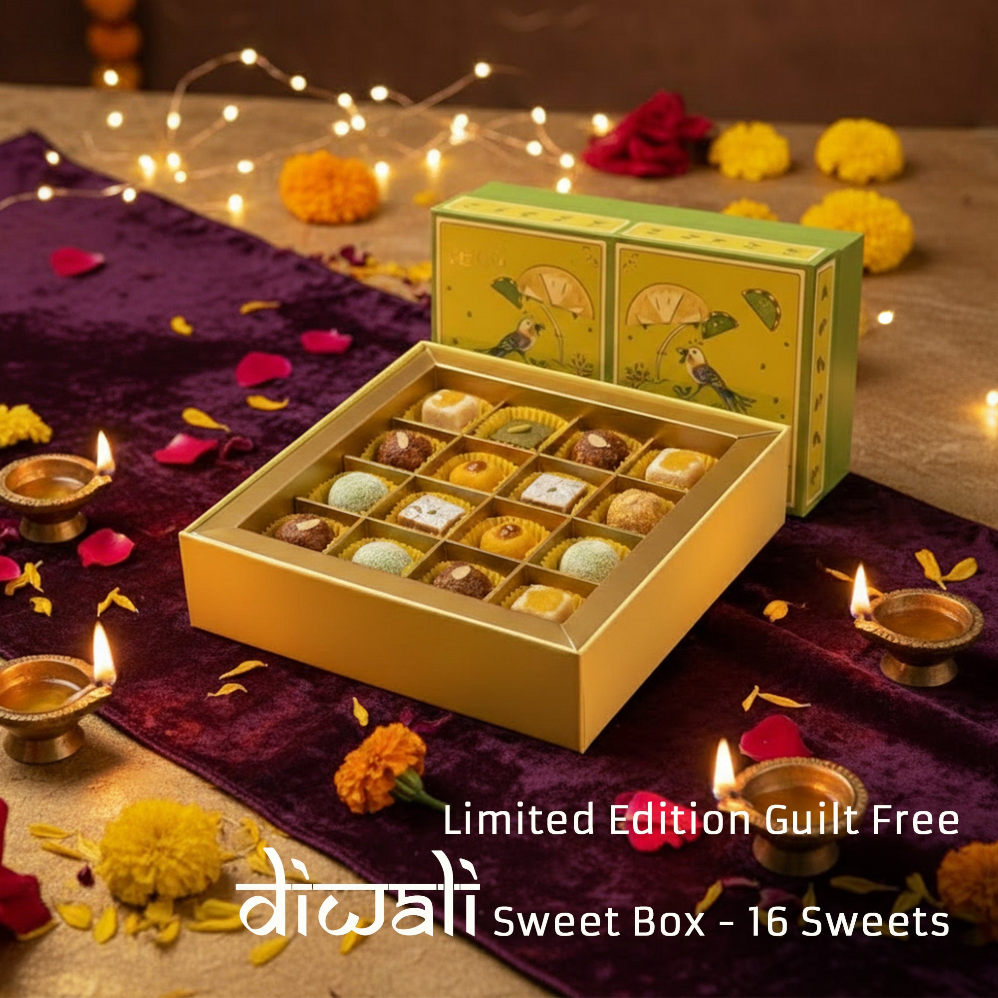 Vegan Diwali Sweet Box - Limited Edition, Sugar Free