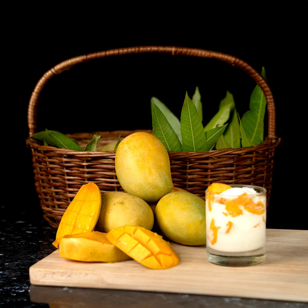 Premium Kesar Mangoes - 12 Mangoes in a box, weighing 3 to 3.5kg per box