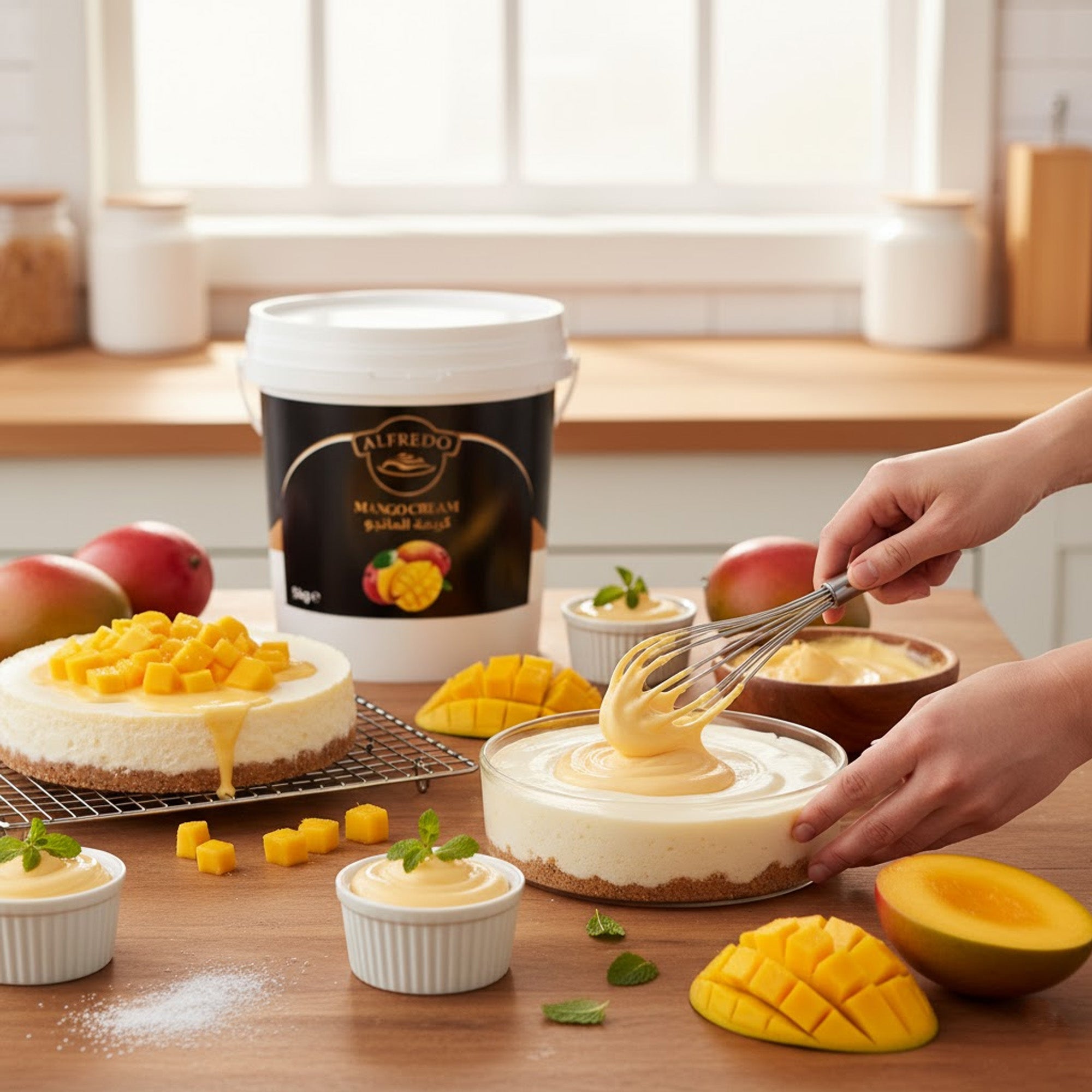 BAKING ESSENTIALS ALFREDO Mango Cream, 5 kg
