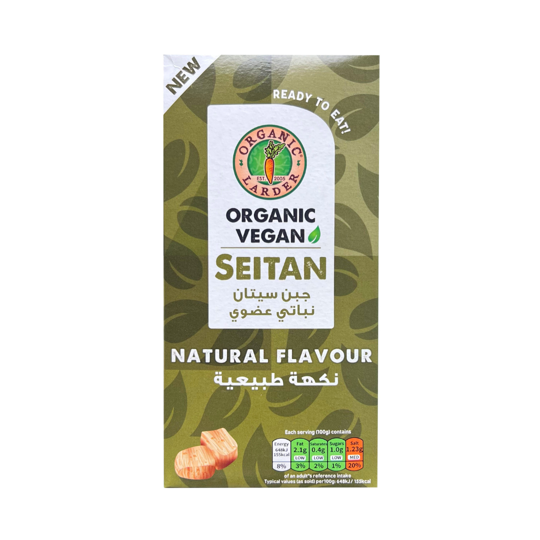 ORGANIC LARDER Seitan, Natural Flavour, 240g - Organic, Vegan
