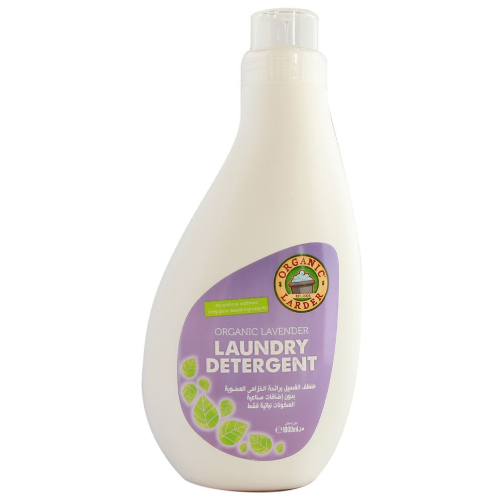 ORGANIC LARDER Laundry Detergent, Lavender, 1L - Organic