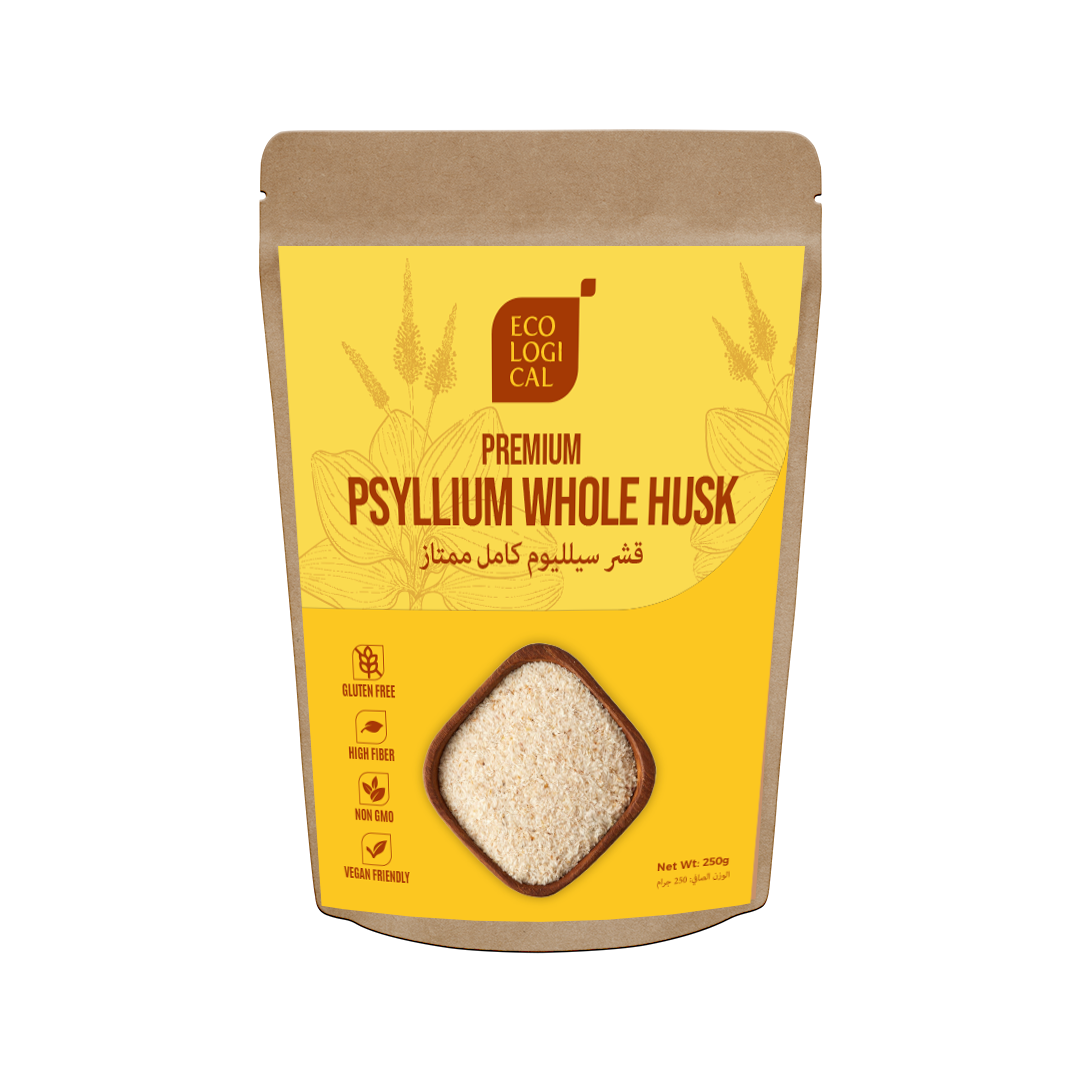 ECOLOGICAL Premium Psyllium Whole Husk, 250g