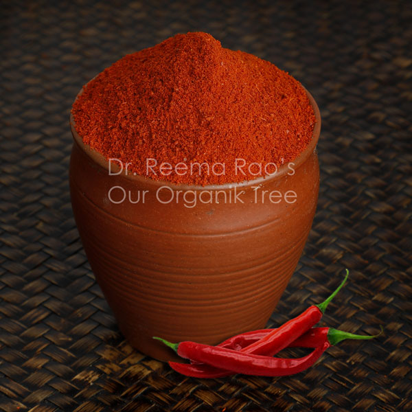 ORGANIC LARDER Red Chilli Powder, 100g - Organic, Natural