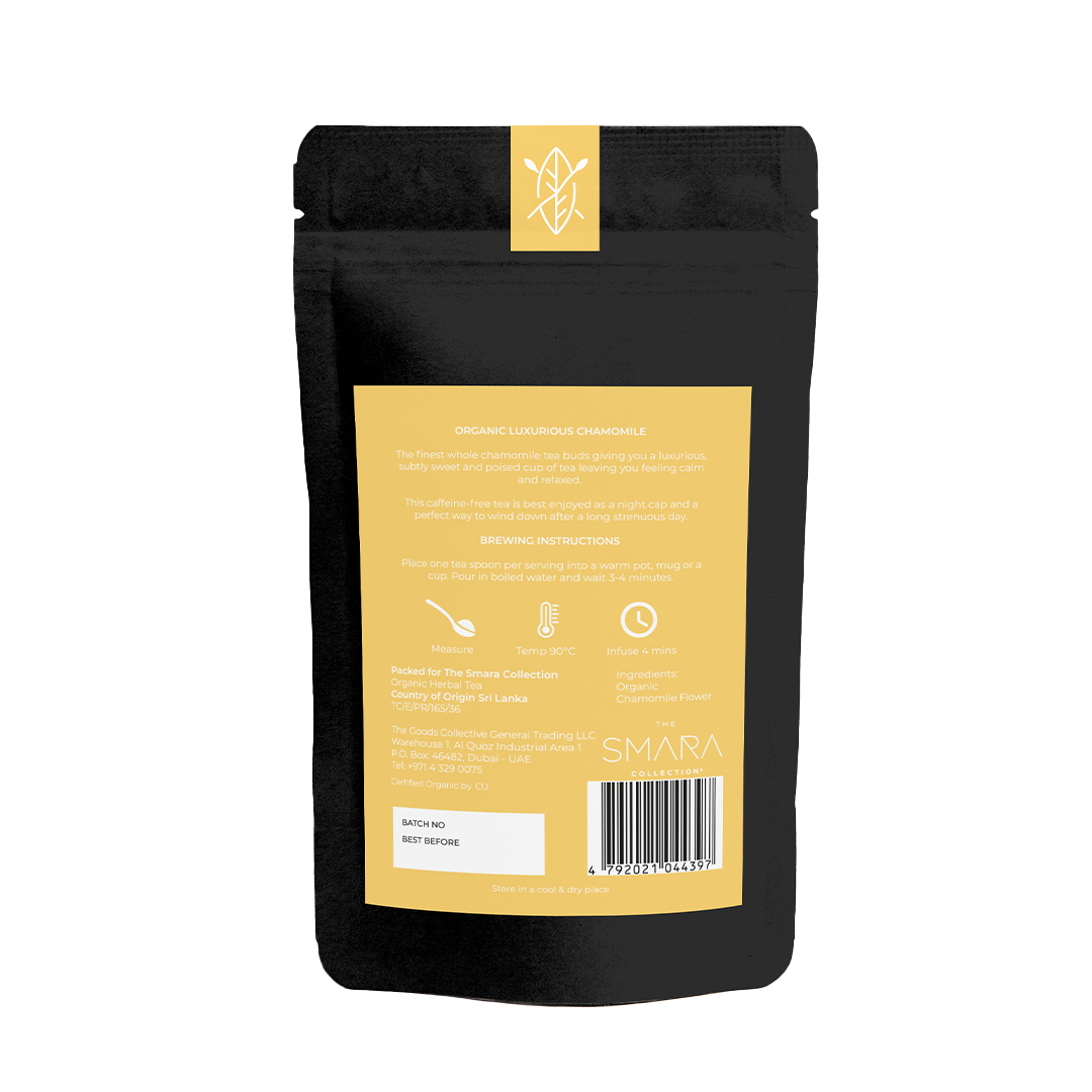 THE SMARA Organic Luxurious Chamomile Loose Leaf, 250g
