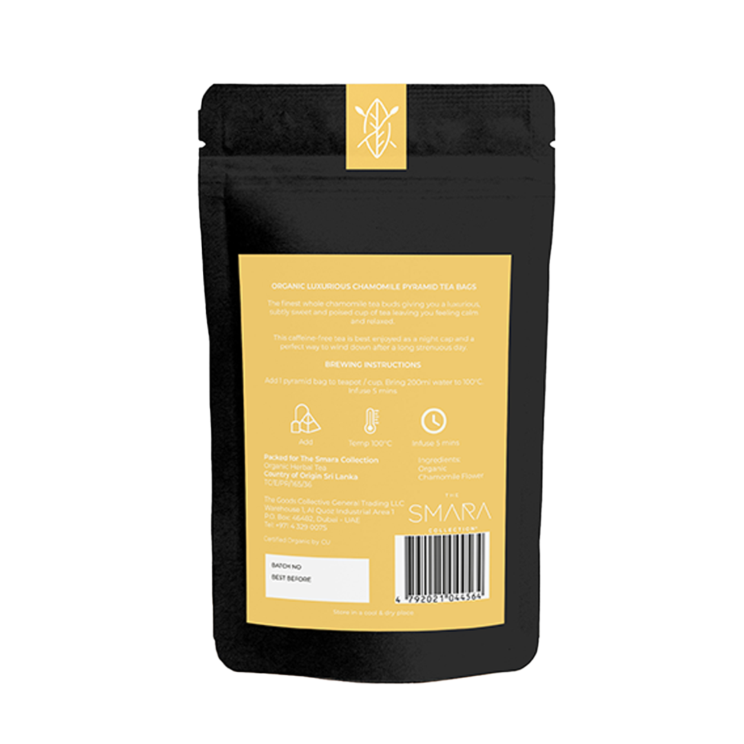 THE SMARA Organic Luxurious Chamomile Tea Bag - 2.5g x 100