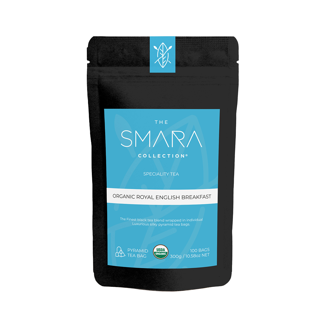 THE SMARA Organic Royal English Breakfast Tea Bag - 2.5g x 100