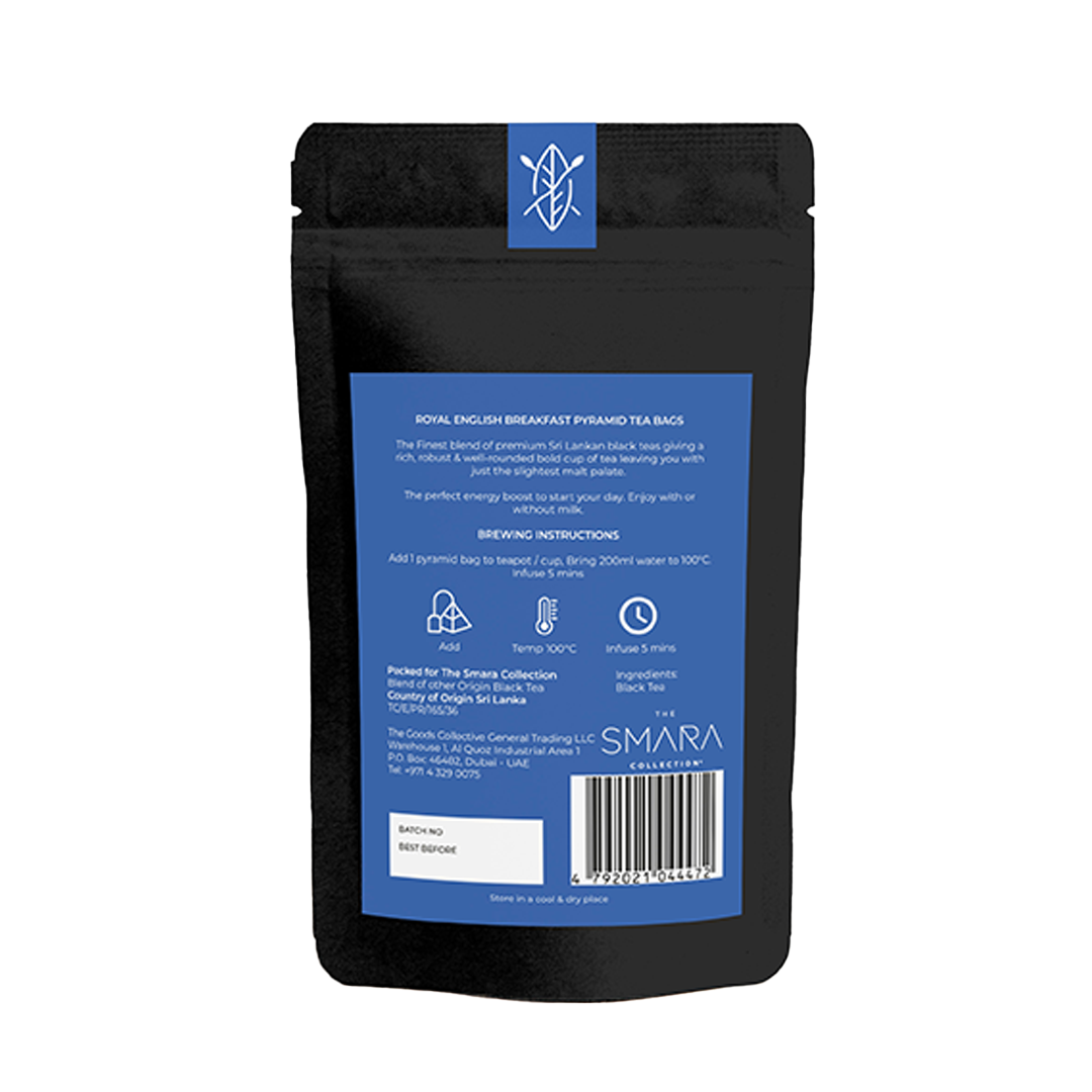 THE SMARA Royal English Breakfast Tea Bag - 2.5g x 100