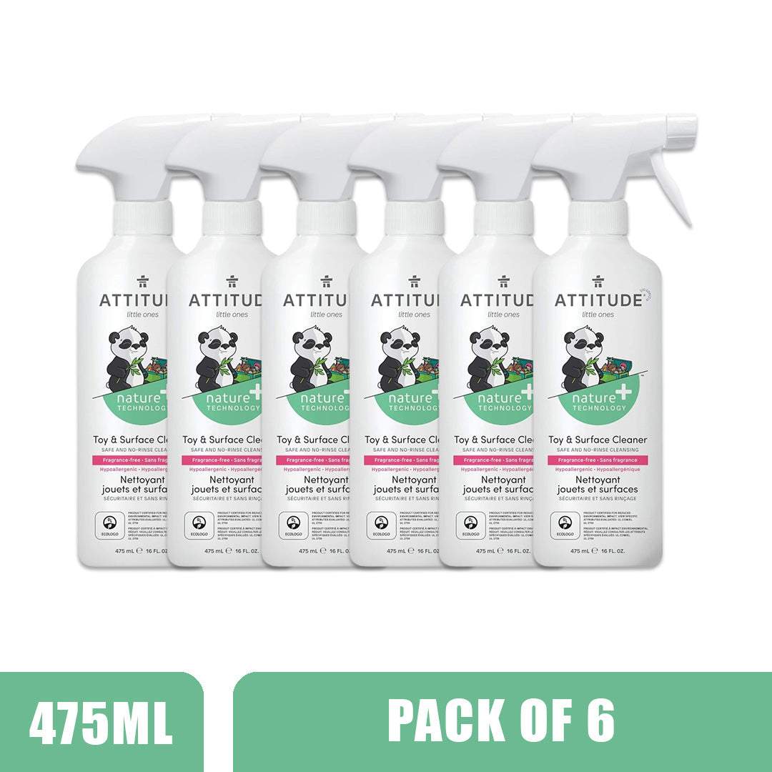 ATTITUDE Toy & Surface cleaner - Pack of 6 (475ml each)